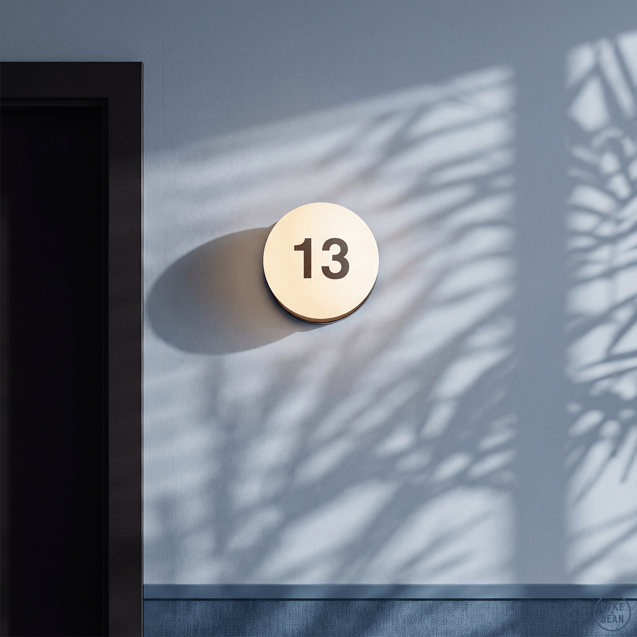 SPHERE LAMP WHITE BASE 200mm - DYKE & DEAN