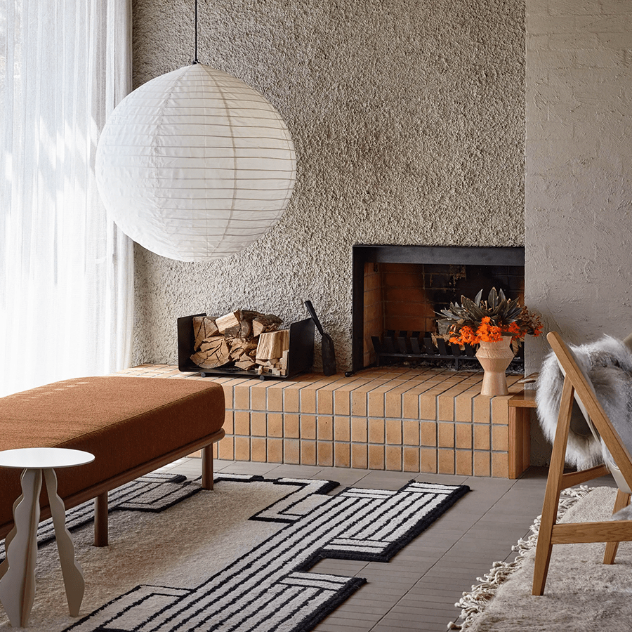 SPHERE LINEN LIGHT SHADE 100CM - DYKE & DEAN