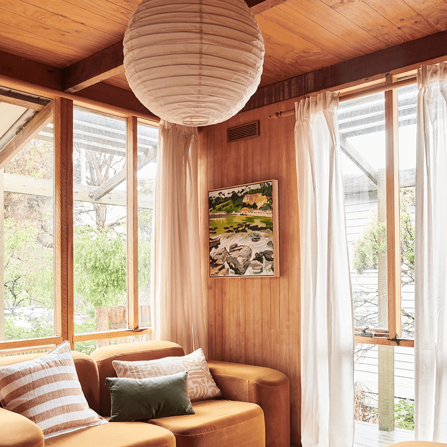 SPHERE LINEN LIGHT SHADE 100CM - DYKE & DEAN