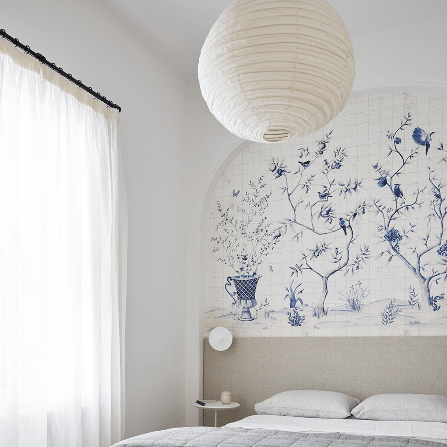 SPHERE LINEN LIGHT SHADE 120CM - DYKE & DEAN