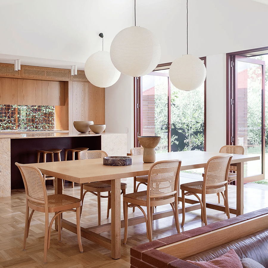 SPHERE LINEN LIGHT SHADE 50CM - DYKE & DEAN