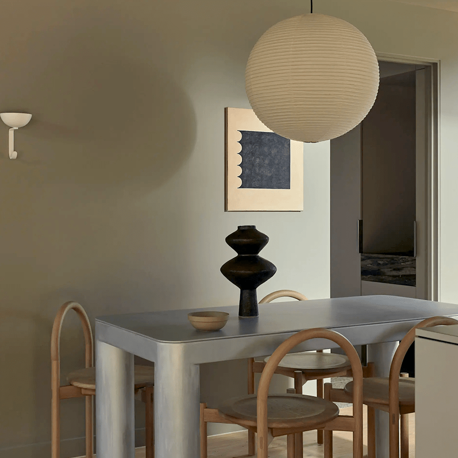 SPHERE LINEN LIGHT SHADE 60CM - DYKE & DEAN