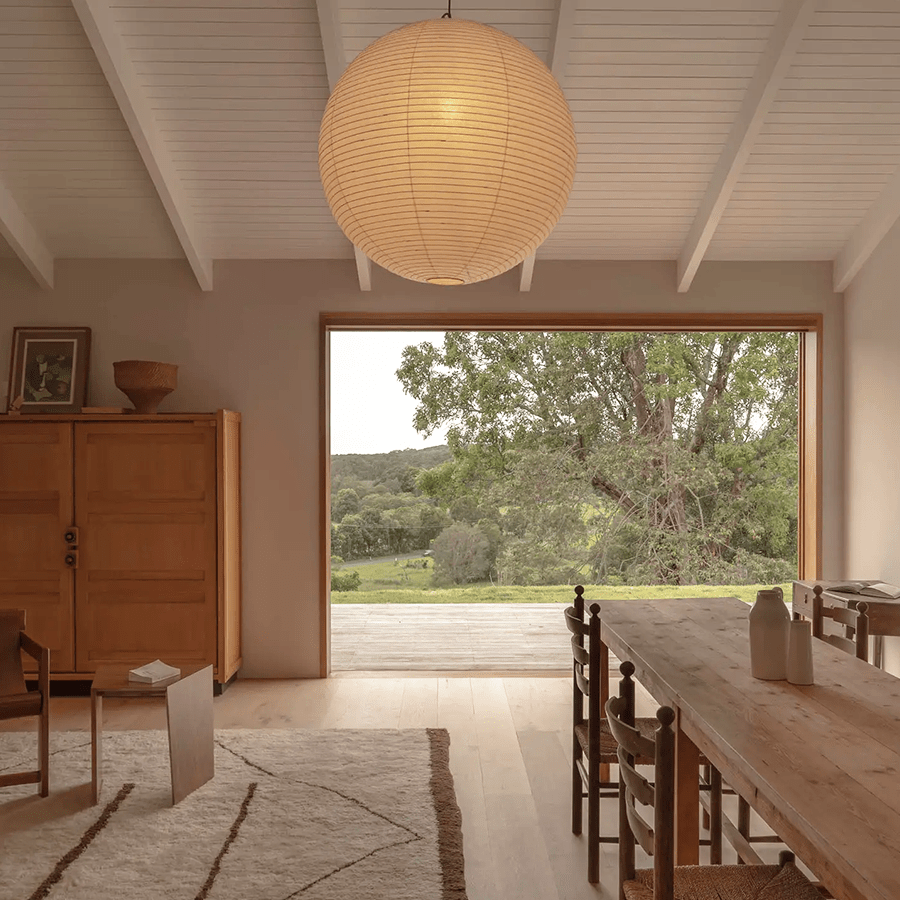 SPHERE LINEN LIGHT SHADE 60CM - DYKE & DEAN