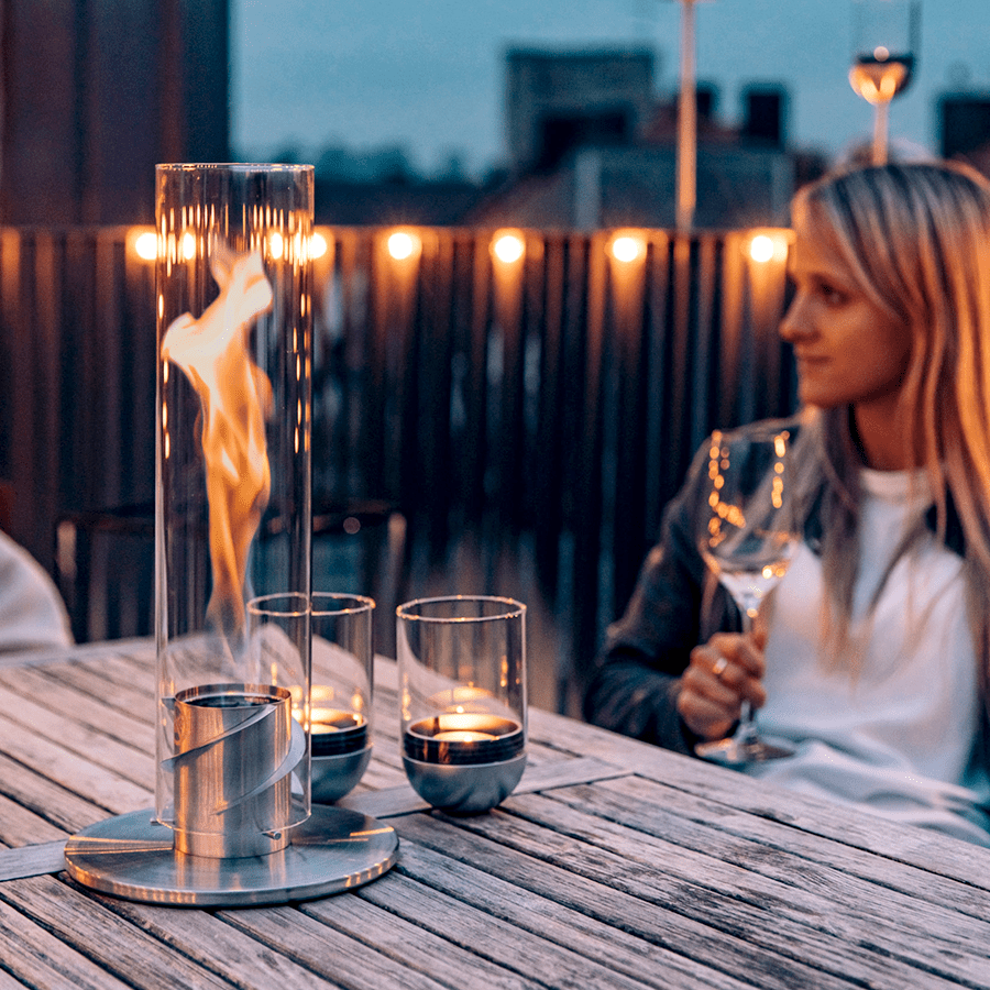 SPIN 90 TABLE FIRE TUBES GOLD SPIN TUBE - DYKE & DEAN