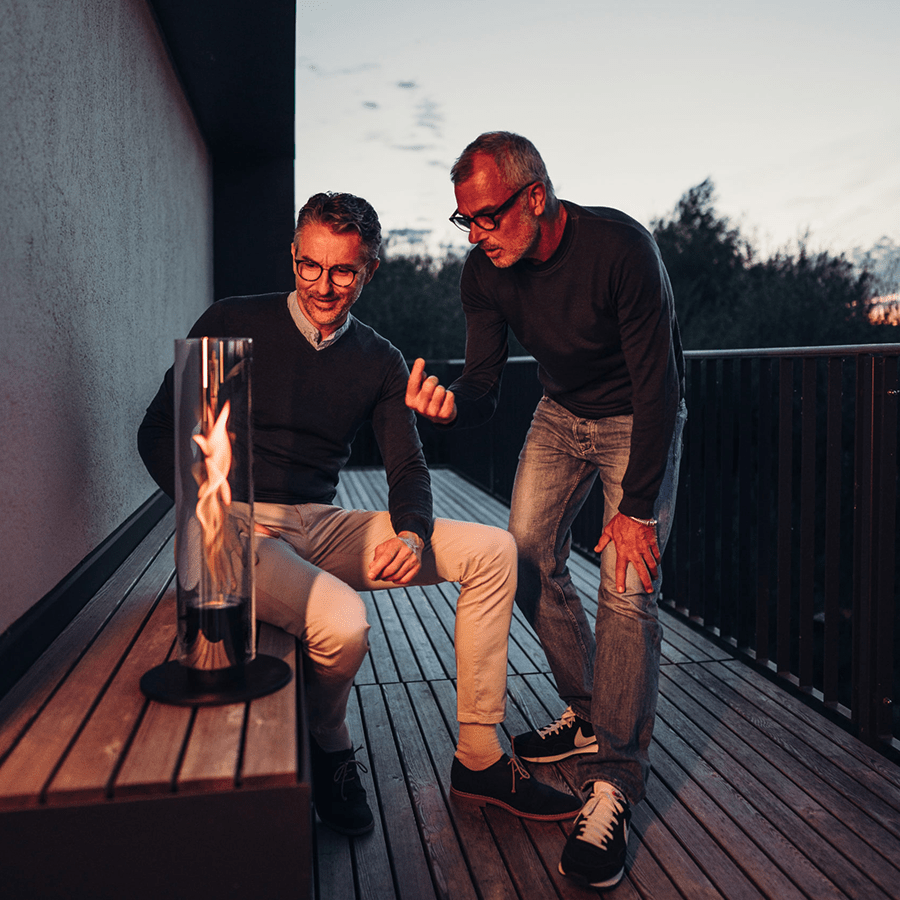 SPIN 90 TABLE FIRE TUBES GOLD SPIN TUBE - DYKE & DEAN