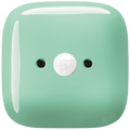 SQUARE PORCELAIN WALL CABLE MOTION SENSOR MINT - DYKE & DEAN