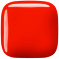 SQUARE PORCELAIN WALL ROCKER LIGHT SWITCH RED - DYKE & DEAN