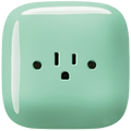 SQUARE PORCELAIN WALL SOCKET USA 15 AMP MINT - DYKE & DEAN