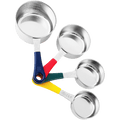 STAINLESS STEEL MEASURING CUPS 4 PIECE SET - DYKE & DEAN