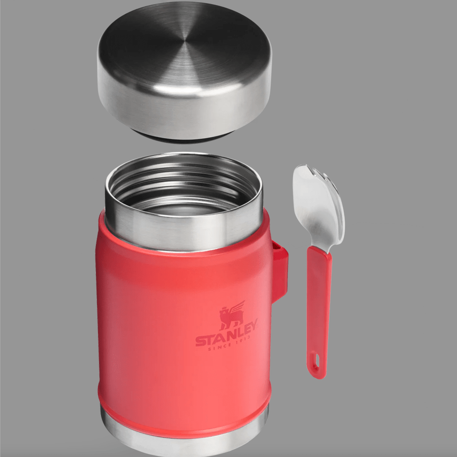 STANLEY FOOD JAR + SPORK 0.4L HOT CORAL - DYKE & DEAN