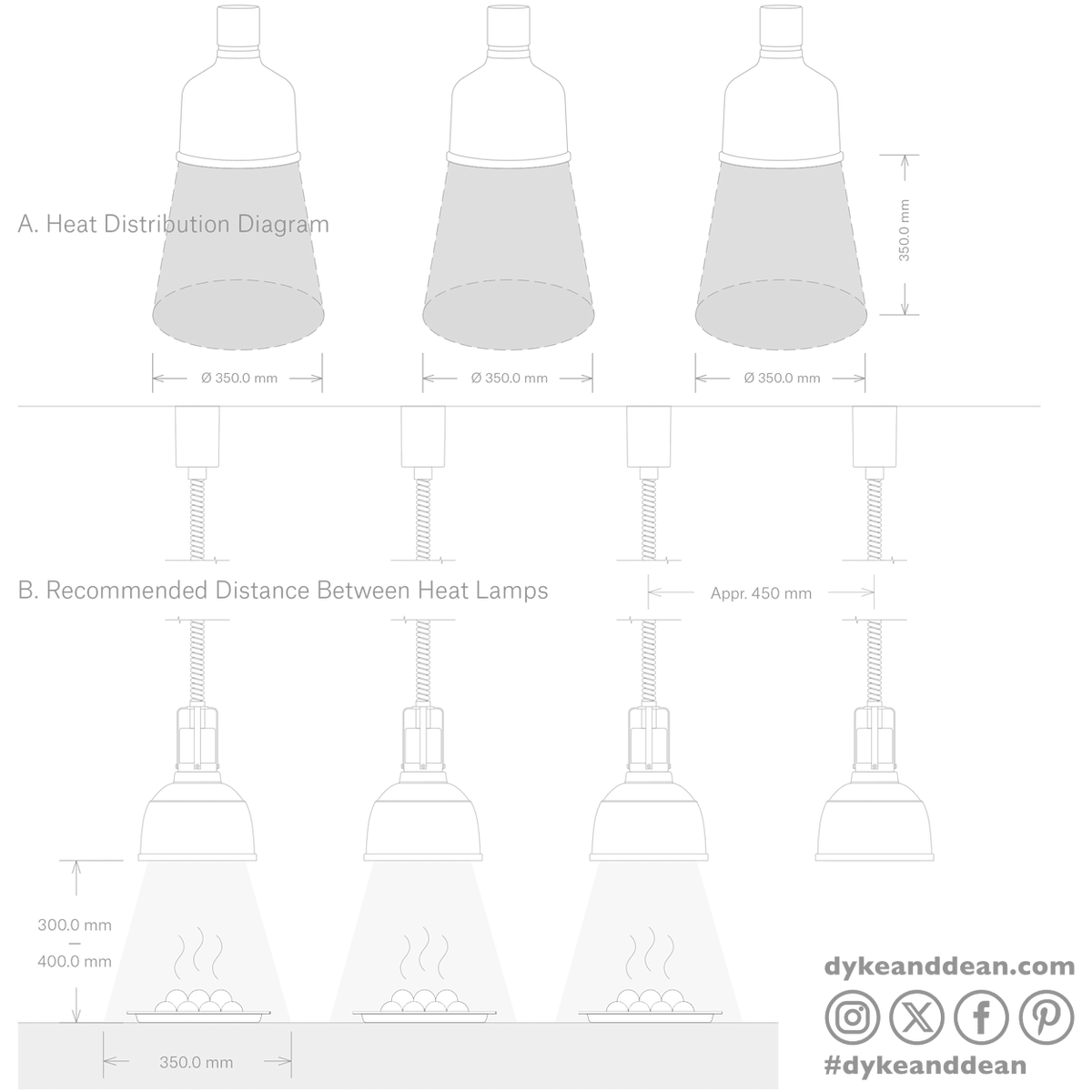 Stay hot heat lamp pendant classic 1222 colour