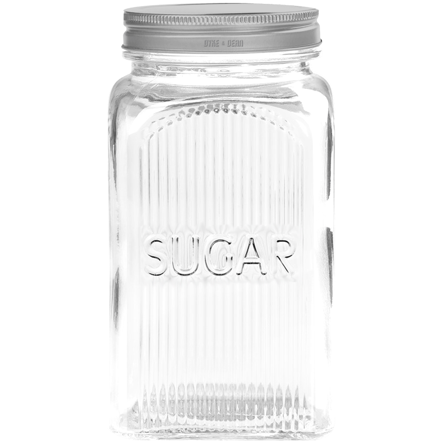 SUGAR SCREW TOP JAR - DYKE & DEAN