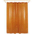 SUN SHOWER GRID CURTAIN HONEY - DYKE & DEAN