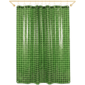 SUN SHOWER GRID CURTAIN PINE GREEN - DYKE & DEAN