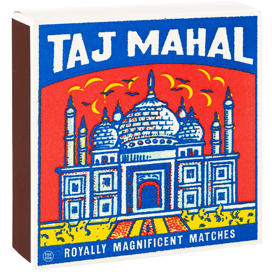 TAJ MAHAL LUXURY SAFETY MATCHES - DYKE & DEAN
