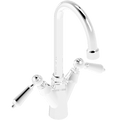 TALL SINK MIXER METAL LEVER TAPS - DYKE & DEAN