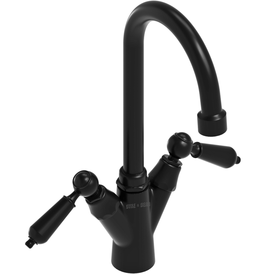 TALL SINK MIXER METAL LEVER TAPS - DYKE & DEAN