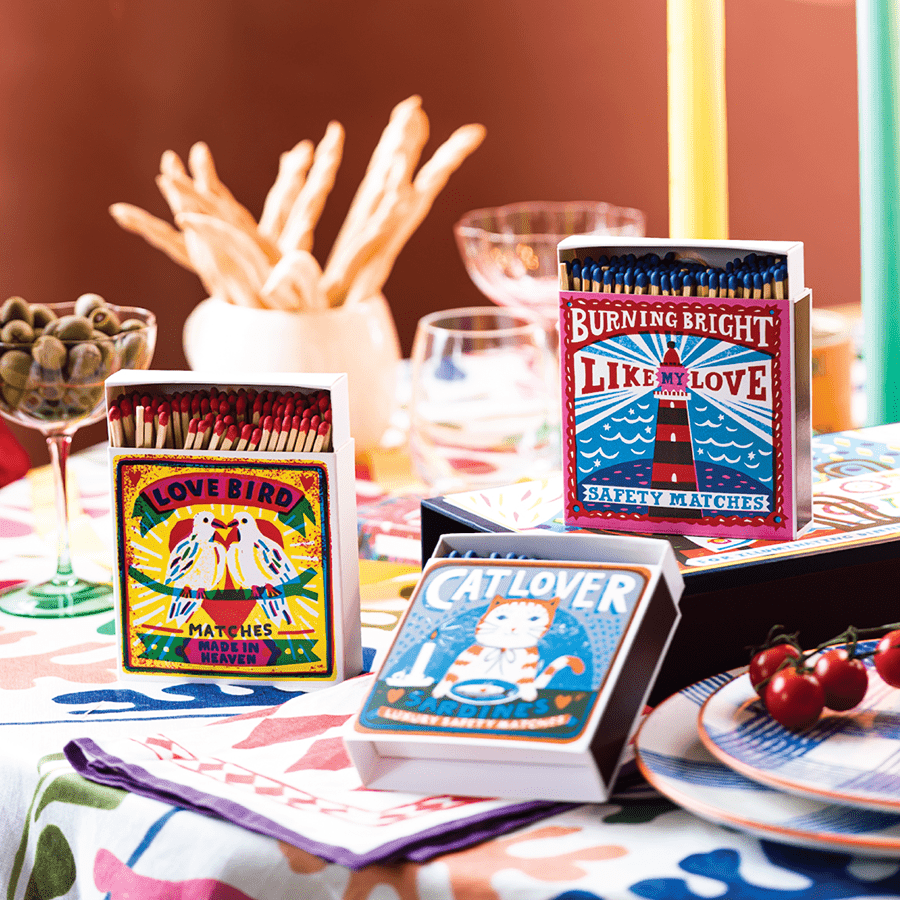 THE SKATERS LUXURY SAFETY MATCHES - DYKE & DEAN