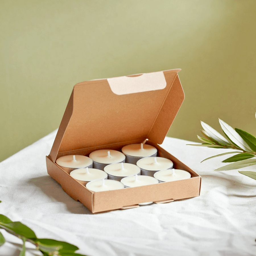 THYME & MINT TEALIGHT CANDLES - DYKE & DEAN