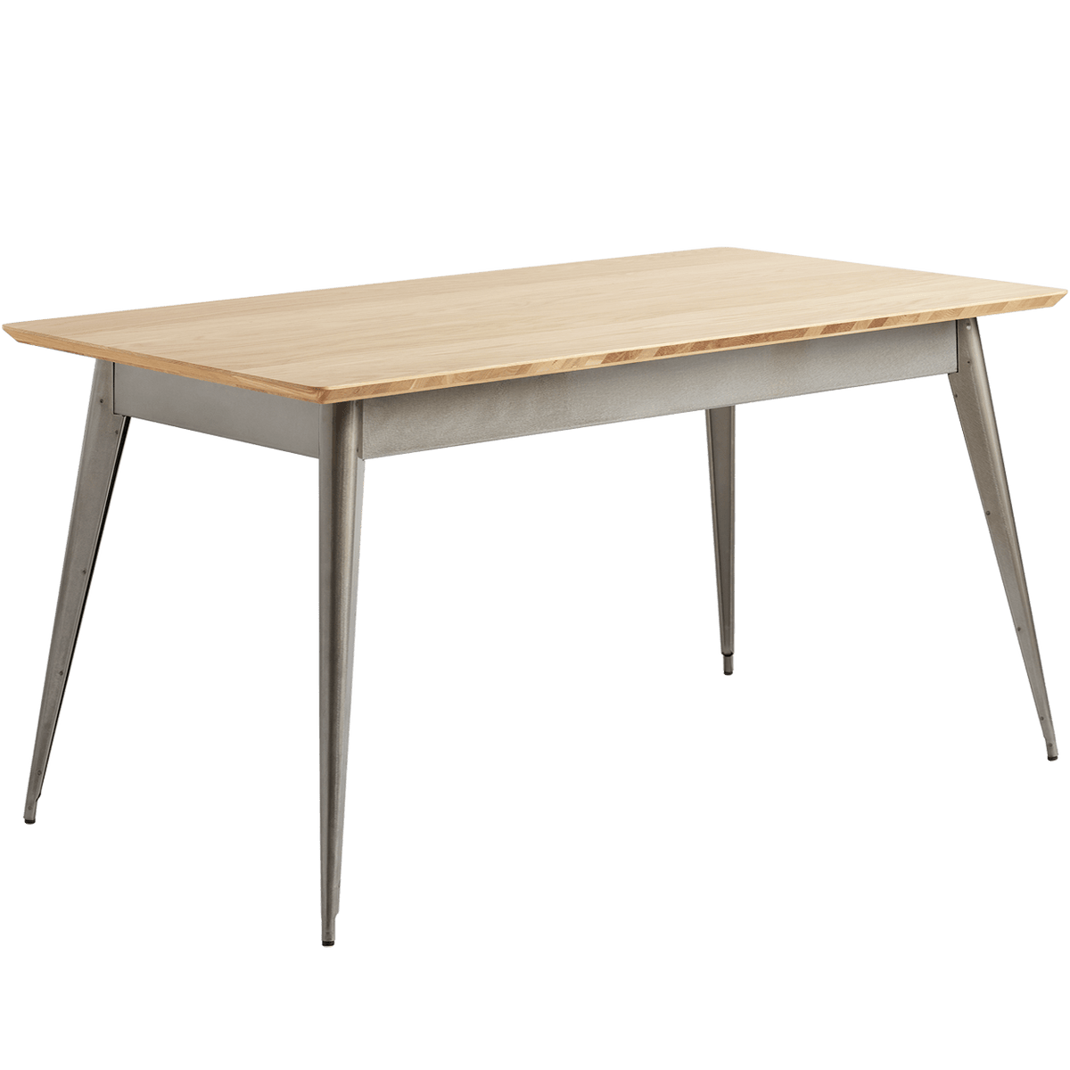 TOLIX NATURAL OAK TOP TABLE 55 140X80 - DYKE & DEAN