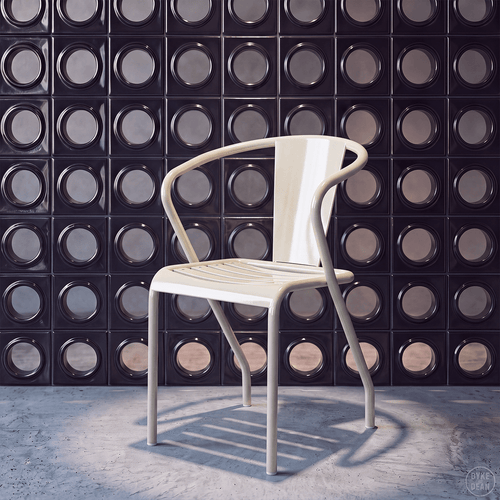 TOLIX UD SLATTED ARMCHAIR - DYKE & DEAN