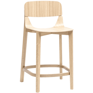 TON LEAF STOOL WITH BACKREST LOW - DYKE & DEAN