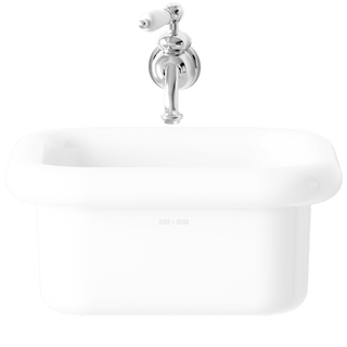 TRUE LITE CERAMIC COUNTERTOP SINK WHITE - DYKE & DEAN