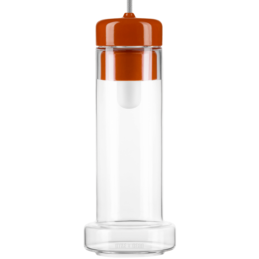 TUBA PORCELAIN CRYSTAL GLASS LIGHT PENDANTS - DYKE & DEAN