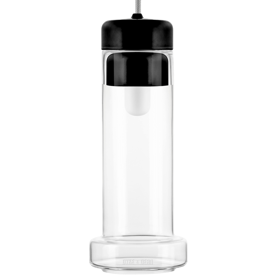 TUBA PORCELAIN CRYSTAL GLASS LIGHT PENDANTS - DYKE & DEAN