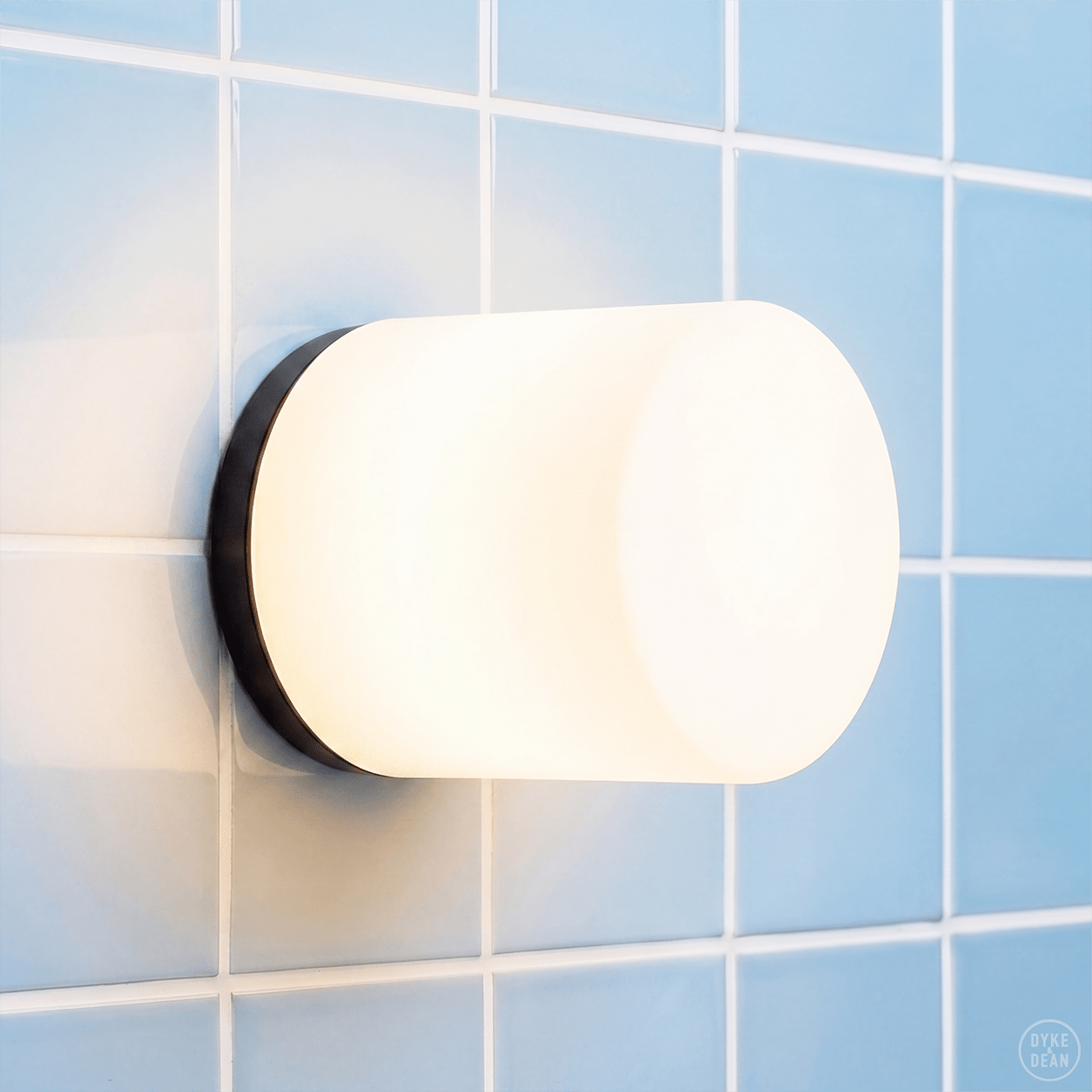 TUBE LAMP BLACK BASE MEDIUM - DYKE & DEAN