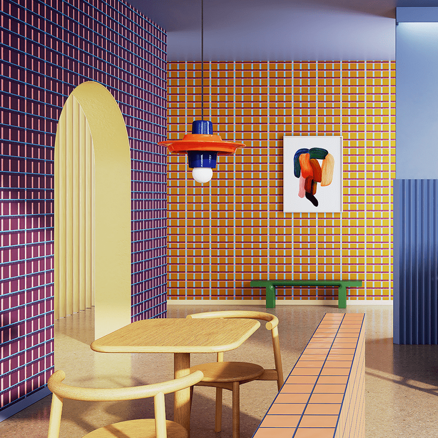 VIOLA CERAMIC PENDANT LIGHT - DYKE & DEAN