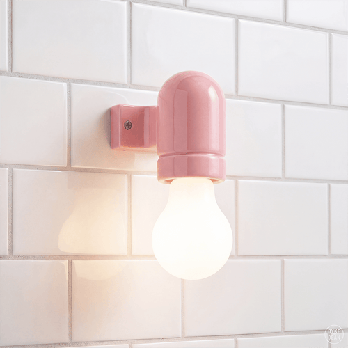Wall arm ceramic light pink - DYKE & DEAN