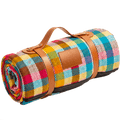 WATERPROOF TRAVEL MULTICOLOUR PICNIC BLANKET - DYKE & DEAN