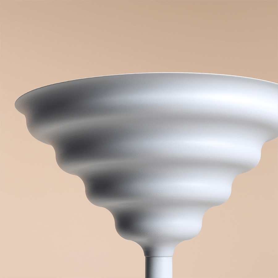 WAVE FLOOR UP LIGHTER LIGHT GREY SMALL - DYKE & DEAN