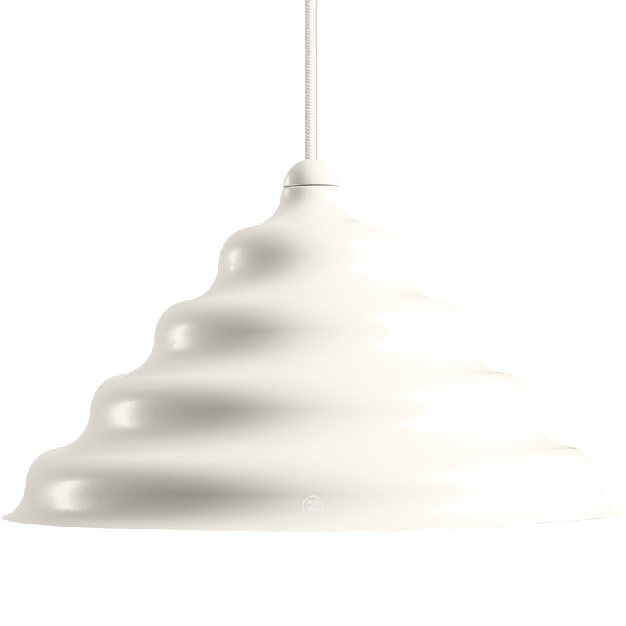 WAVE HANGING PENDANT LIGHT CREAM L - DYKE & DEAN