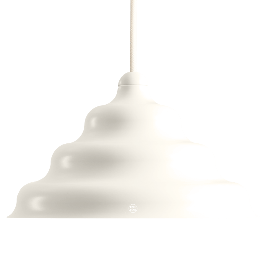 WAVE HANGING PENDANT LIGHT CREAM M - DYKE & DEAN