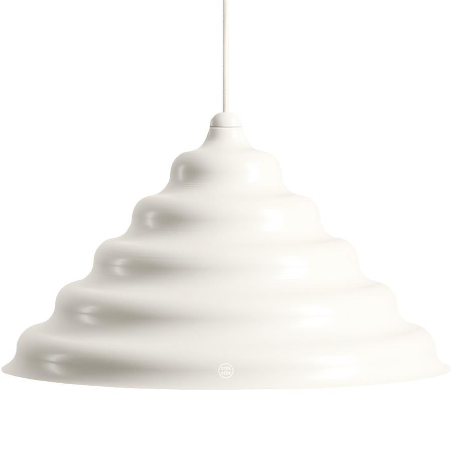 WAVE HANGING PENDANT LIGHT CREAM XL - DYKE & DEAN