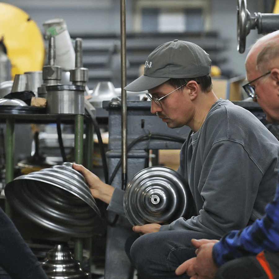 WAVE HANGING PENDANT LIGHT GREY L - DYKE & DEAN
