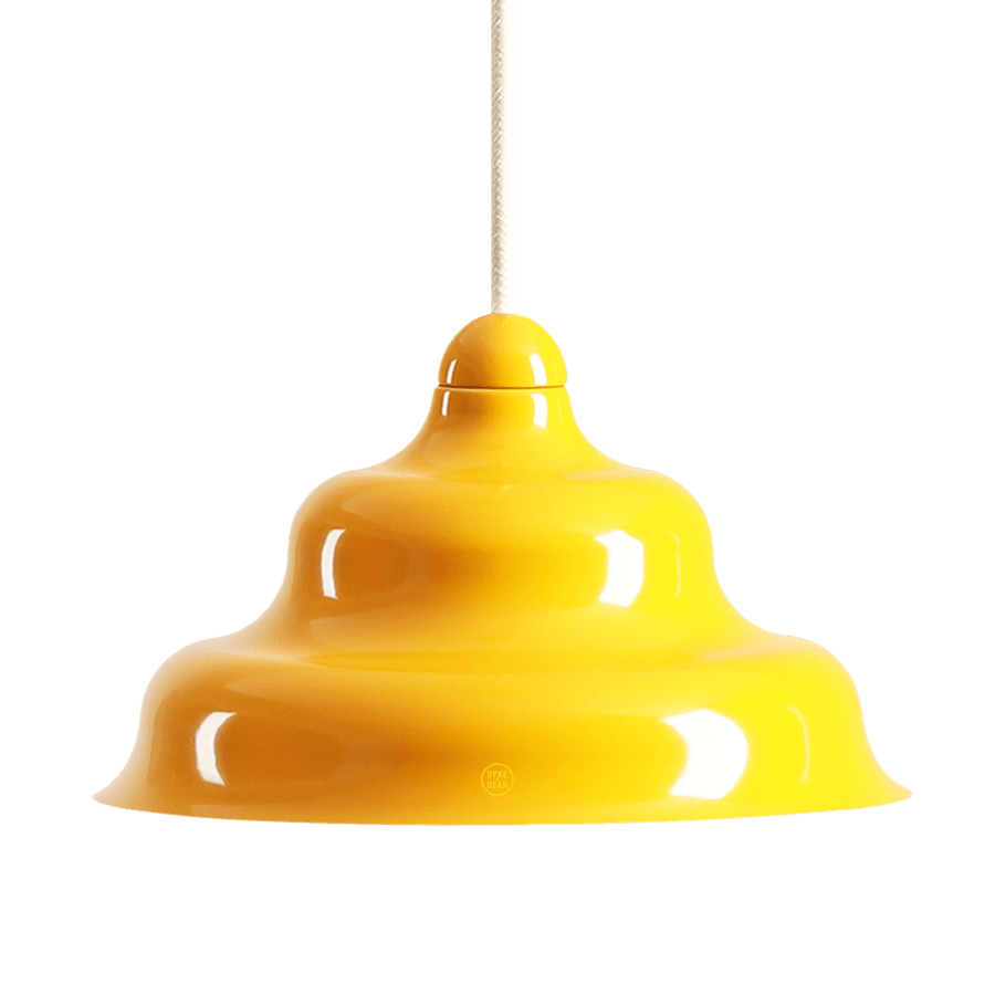 WAVE HANGING PENDANT LIGHT YELLOW S - DYKE & DEAN