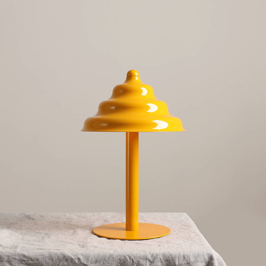 WAVE TABLE LIGHT YELLOW - DYKE & DEAN