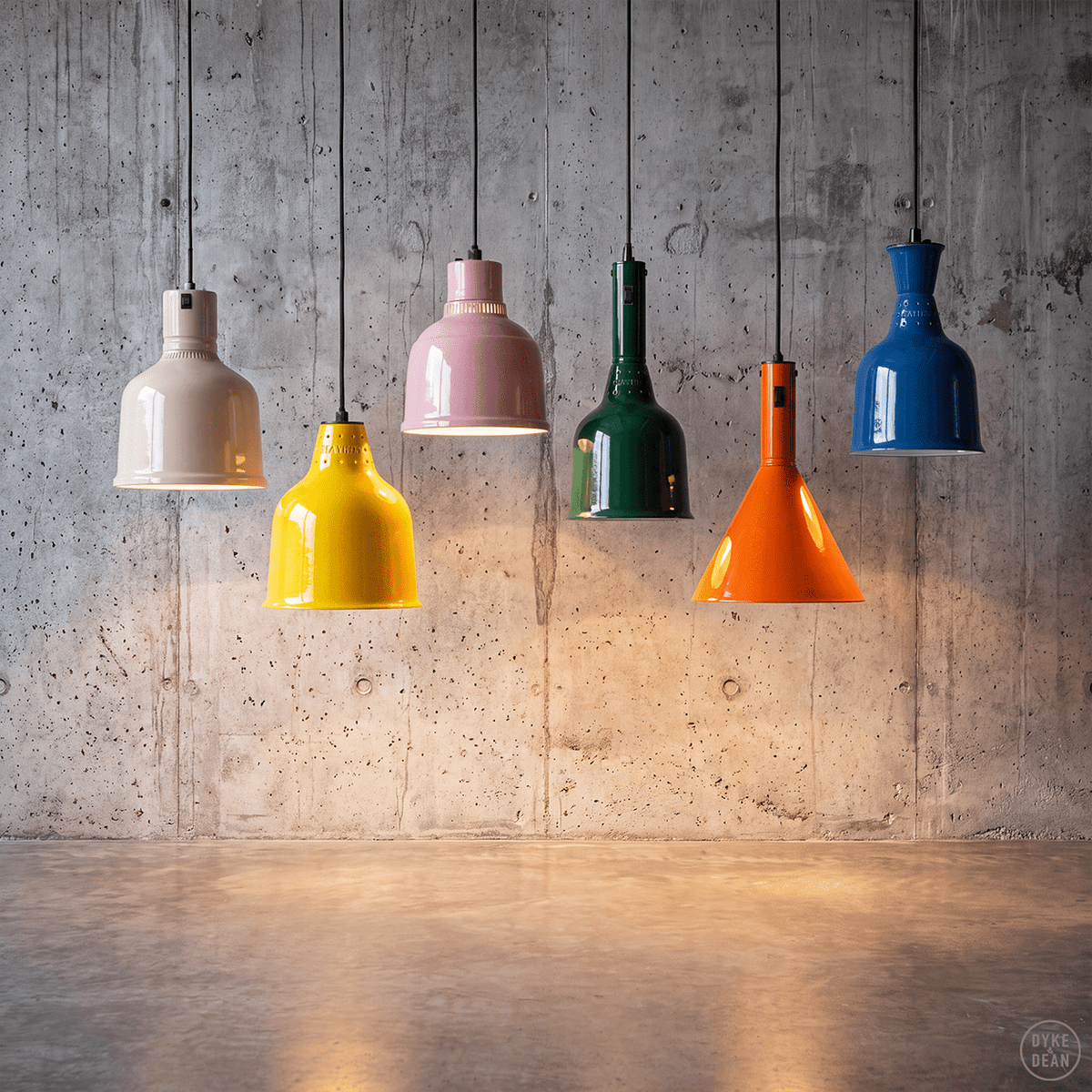 WHITE STAY HOT HEAT LAMP PENDANT CLASSIC 1250 - DYKE & DEAN
