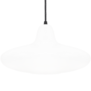 90s OPALINE GLASS PENDANT SHADE - DYKE & DEAN