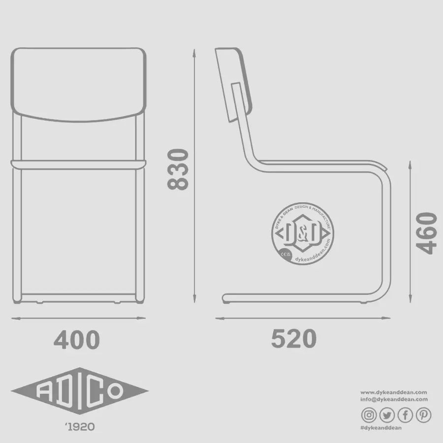 ADICO 226 CHAIR - DYKE & DEAN