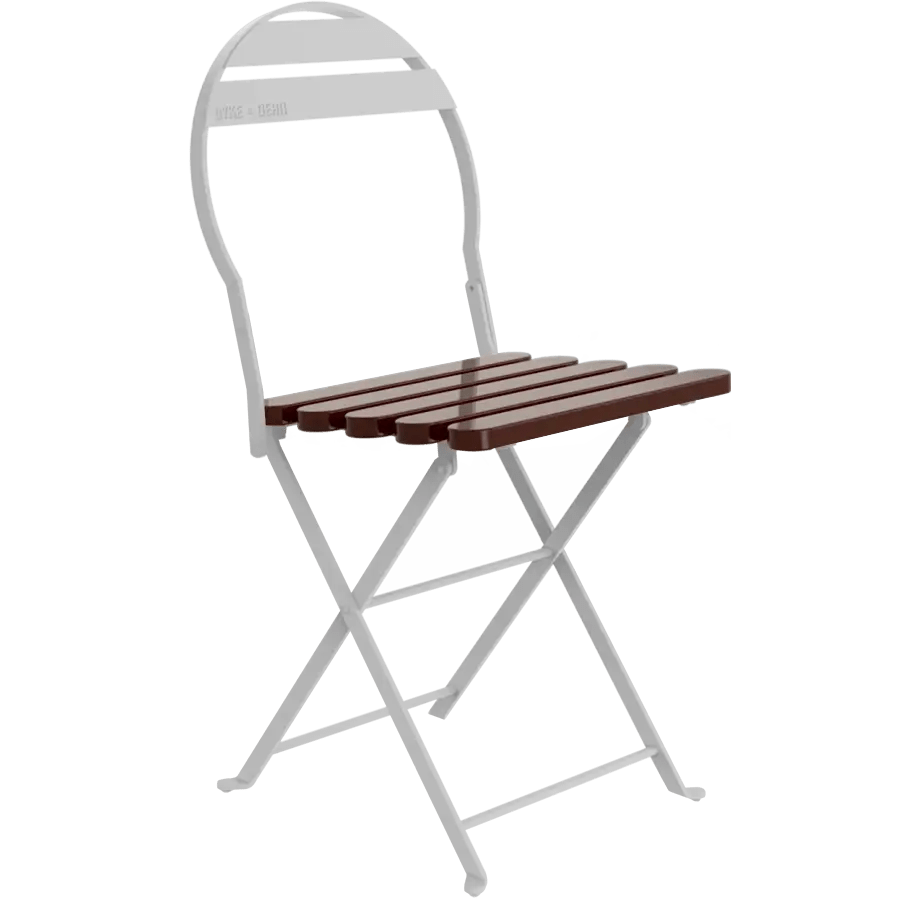 ADICO 404 FOLDING CHAIR MAHOGANY - DYKE & DEAN