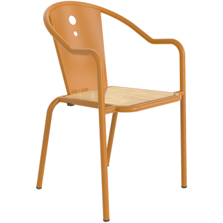 ADICO LIBELO STACKING CHAIR WOOD - DYKE & DEAN