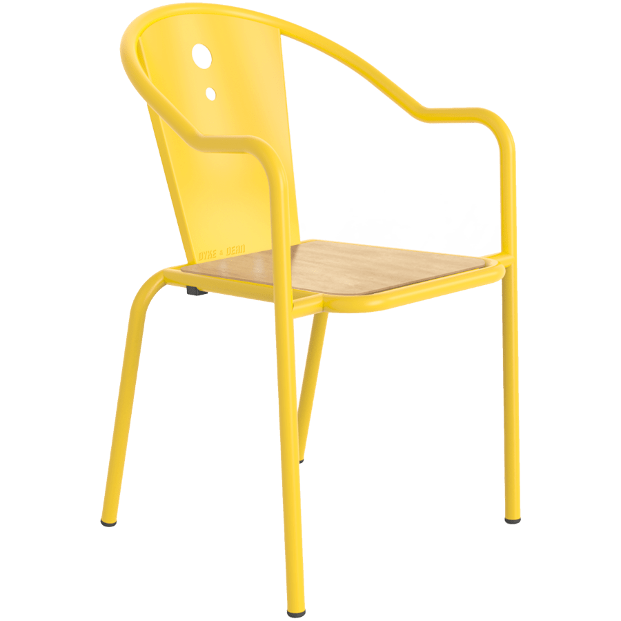 ADICO LIBELO STACKING CHAIR WOOD - DYKE & DEAN