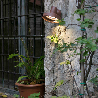 ANGLED OUTDOOR WALL SHADE DARK GREY - DYKE & DEAN