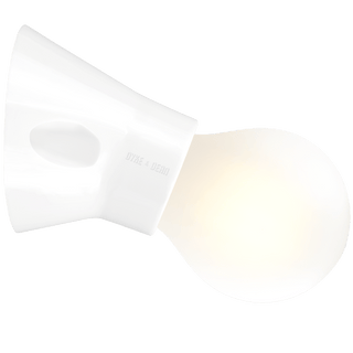 ANGLED WHITE WALL BATTEN LAMP E27 - DYKE & DEAN