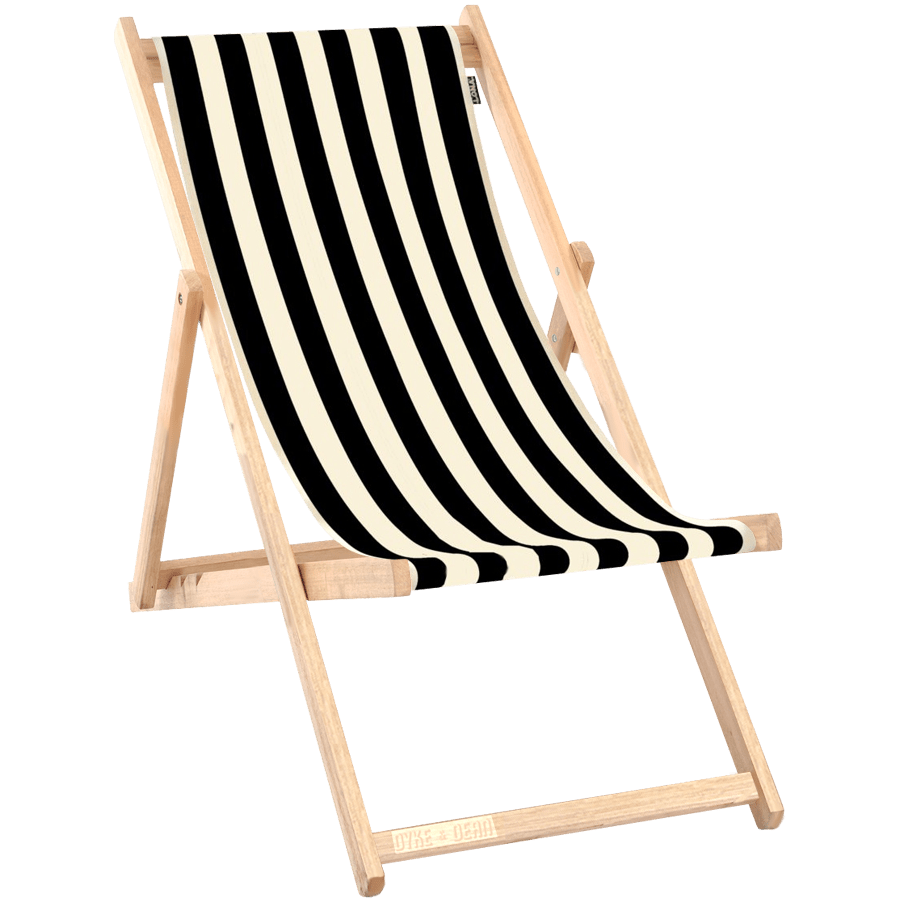 ARMLESS DECK CHAIR STRIPED COLOURS - DYKE & DEAN