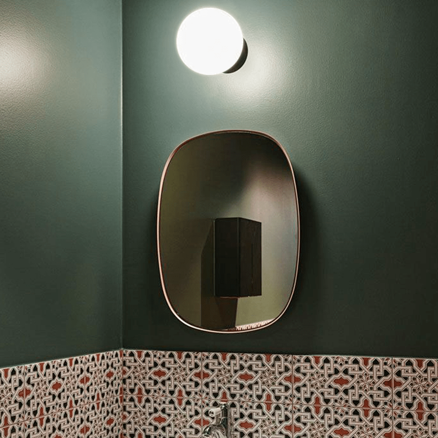 BAKELITE ANGLED REARWIRED LAMPS - DYKE & DEAN